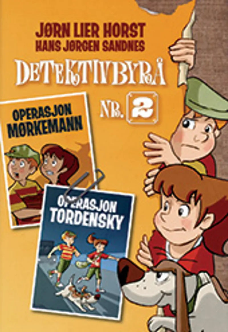 Detektivbyrå nr. 2. Operasjon mørkemann og Operasjon tordensky. Pent brukt.