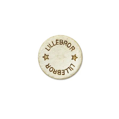 Knapp med tekst " Lillebror" 18 mm